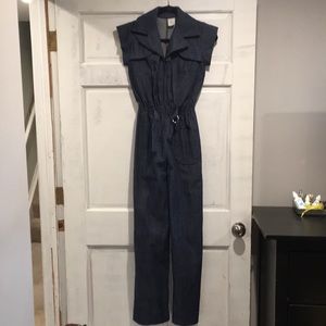 Vintage NWOT denim jumpsuit